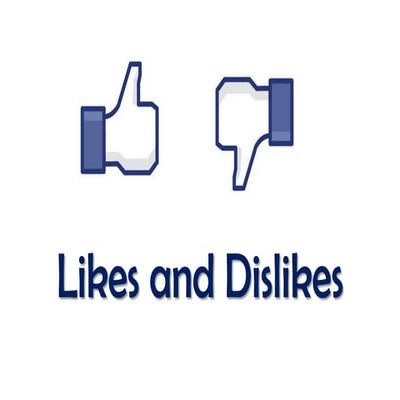 Likes and dislikes with example PPT.pptx