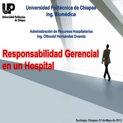 Responsabilidad Gerencial en un Hospital - Director de Hospital