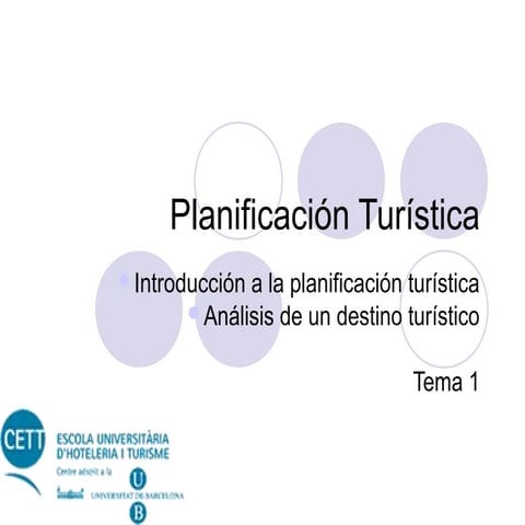 1. introducción a la planificación turística