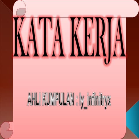 kata kerja | PPTX