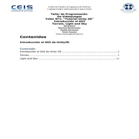 1.  tutorial unity3d introducción