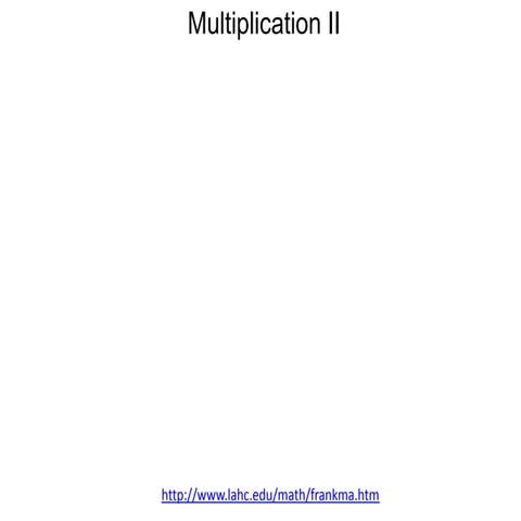1.7 multiplication ii w