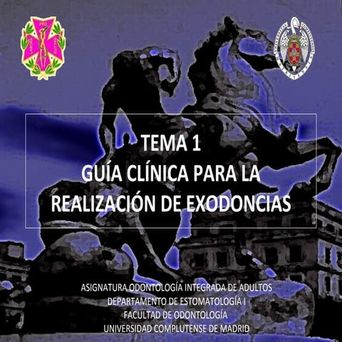 Guía clínica para la realización de exodoncias