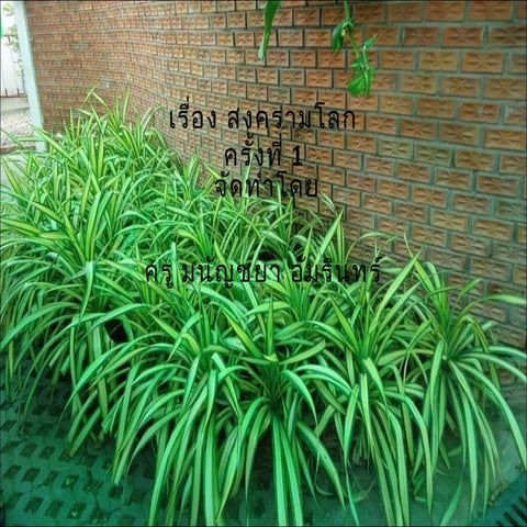 สงครามโลกครั้งที่  1