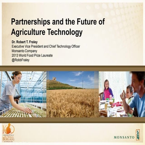 Partnerships and the Future of Agriculture Technology