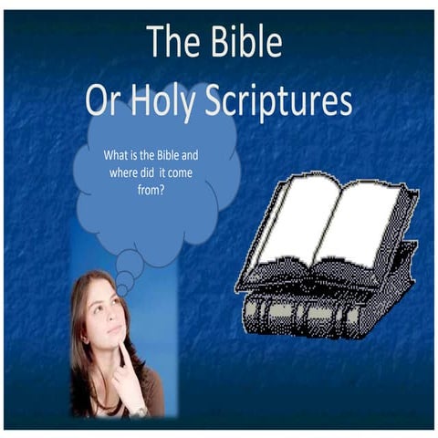 Bible Study # 1: the importance of the bible
