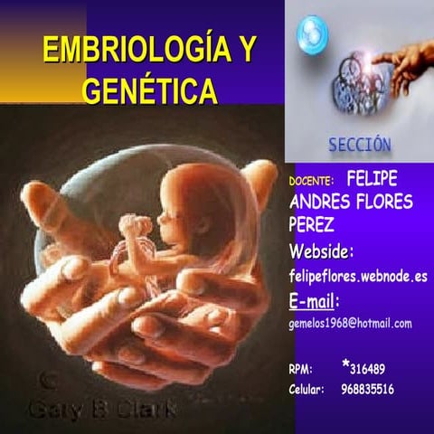 1. embriologia. herencia y genetica