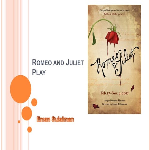 Romeo and Juliet play by Shakespeare | PPTX