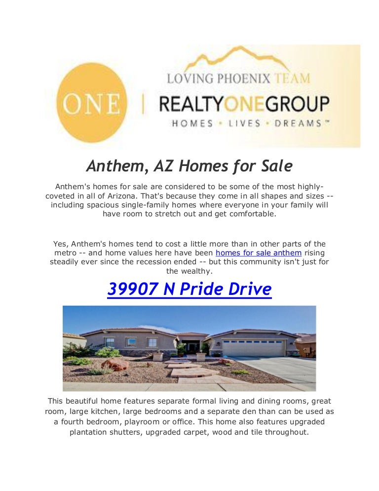 Realty One Group Home For Sale In Arizona