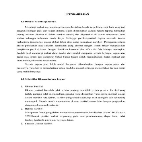 metalurgi serbuk