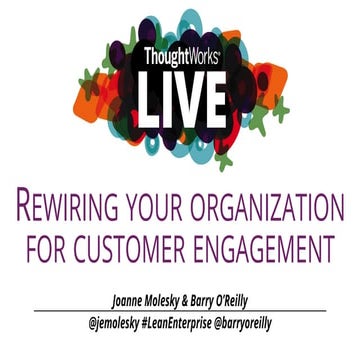 Rewiring Your Organization for Customer Engagement