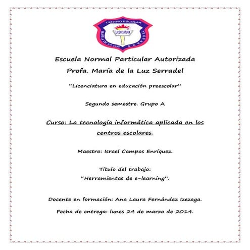 1. herramientas de e learning