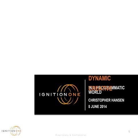 Dynamic creative as the basis for digital storytelling