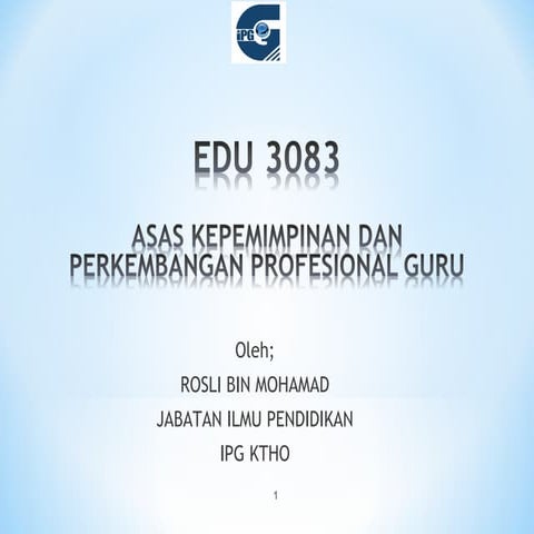 1. konsep mengajar sebagai satu profesion