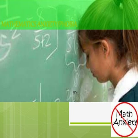 mathematics anxiety fobia