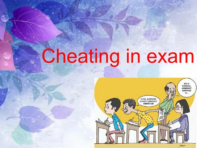 cheating in xam