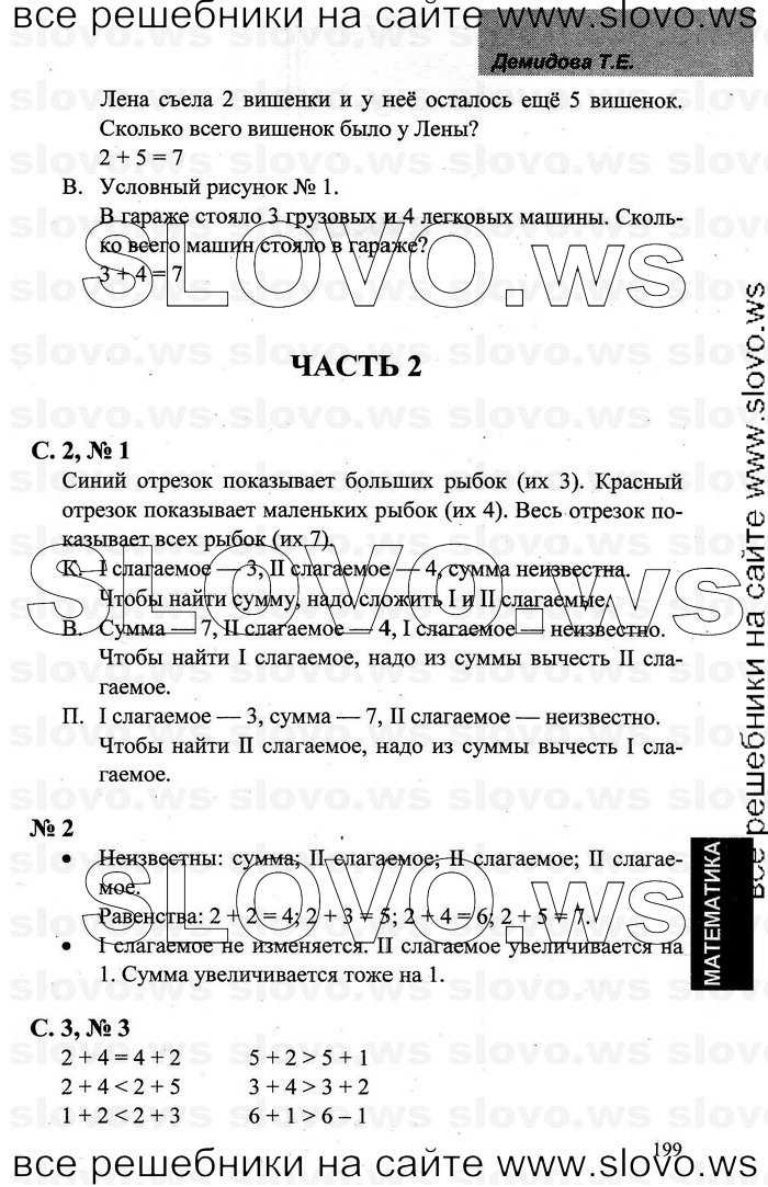 Готовые Домашние Задания По Математике 1 Класс 1 Часть Демидова Готовые Домашние Задания По Математике 1 Класс 1 Часть Демидова