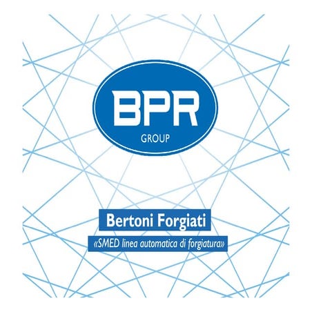 Premio Lean 2013 BPR Group - SMED - Bertoni Forgiati  