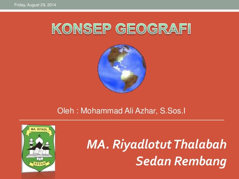 Konsep Geografi