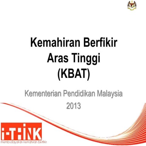  konsep KBAT dan i-THINK