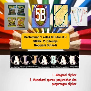 1. mengenal aljabar