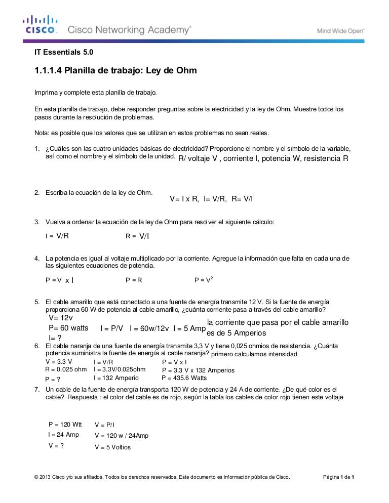 Worksheets Ohms Law Worksheet 1 4 worksheet ohms law