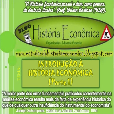   introdução à história econômica para economistas