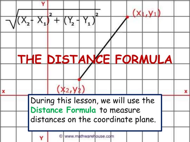 distance formula