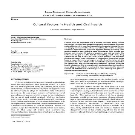 CULTURAL FACTORS IN HEALTH AND DISEASE.pptx