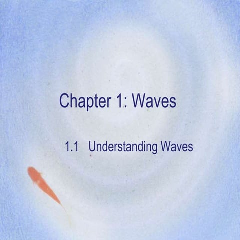 1.1 Gelombang - SPM - Fizik -Tingkatan 5