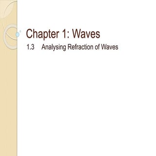 1.3 refraction Fizik SPM - Pembiasa...