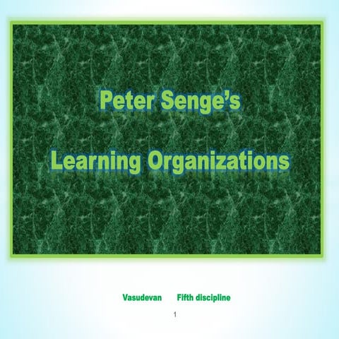  Learning Organization