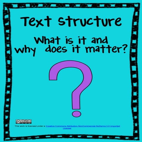 Shari Abbey : Text structure explained powerpoint 