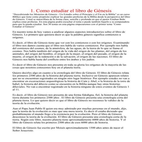 1.como estudiar el libro de genesis