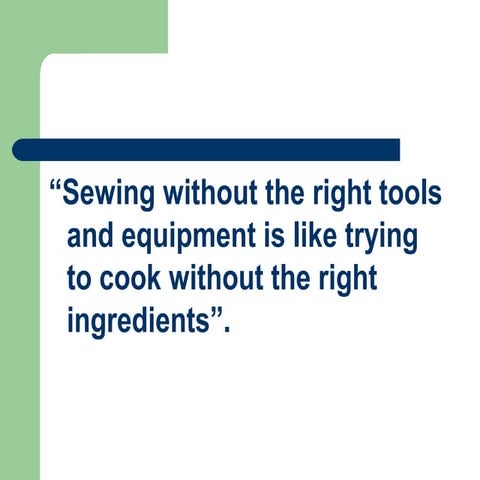 sewing tools and equipments 