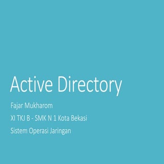 Active Directory Windows Server 2008