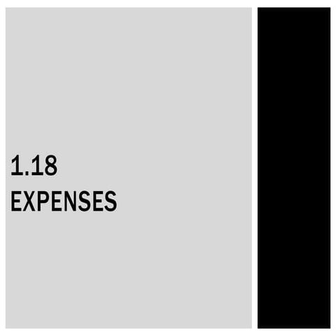 1.18 Expenses