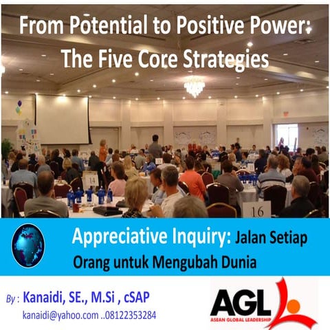 Appreciative Leadership & Inquiry: Jalan Setiap Orang untuk Mengubah Dunia