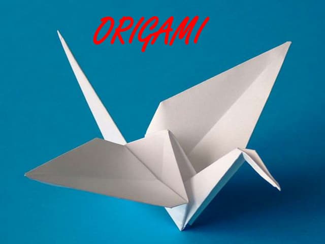 IS2 คณิตศาสตร์กับการพับกระดาษแบบสอด origami