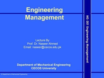 1. introduction to engineering management