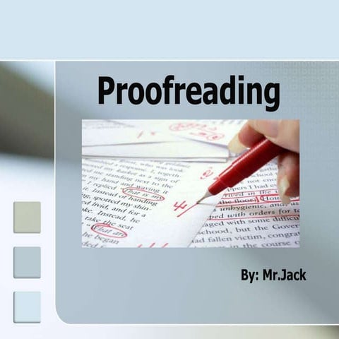 1. unit 5, proofreading