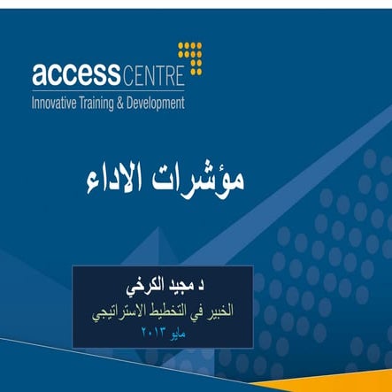 مؤشرات الاداء -د/ مجيد الكرخي