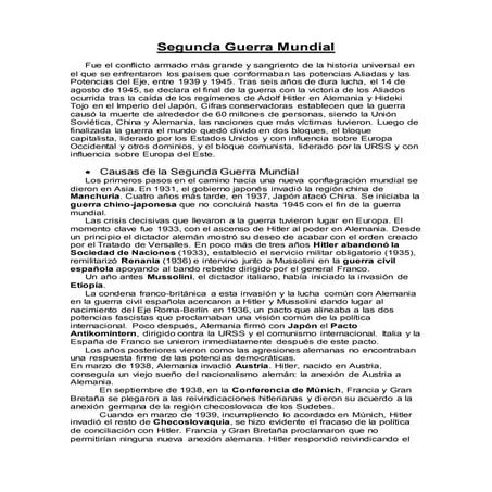 Segunda guerra mundial