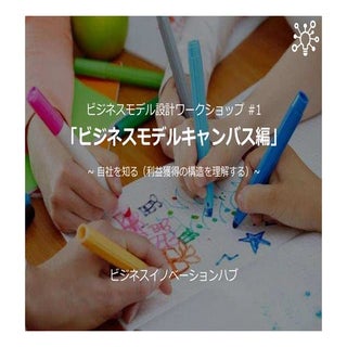 ビジネスモデル設計ワークショップ