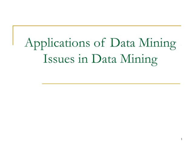 1.3 applications, issues