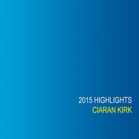 IMGS 2015 - IMGS Highlights - Ciaran Kirk