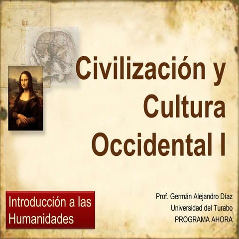 1. Introducción a las humanidades