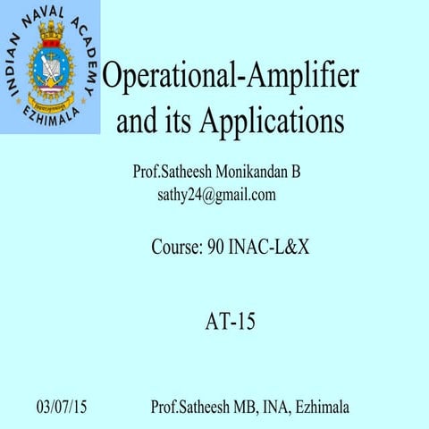 1.Operational Amplifier