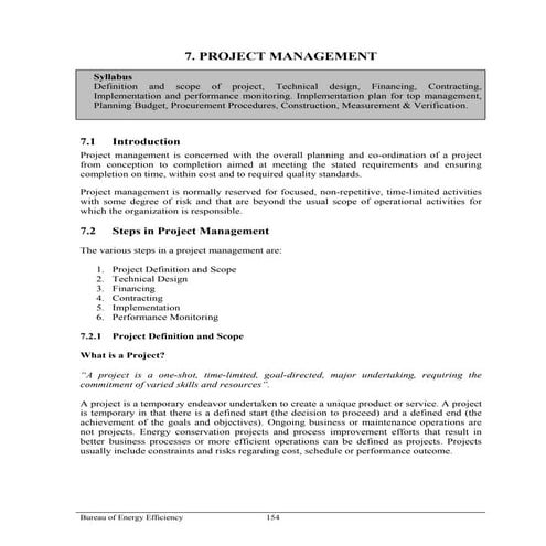 1.7 project management