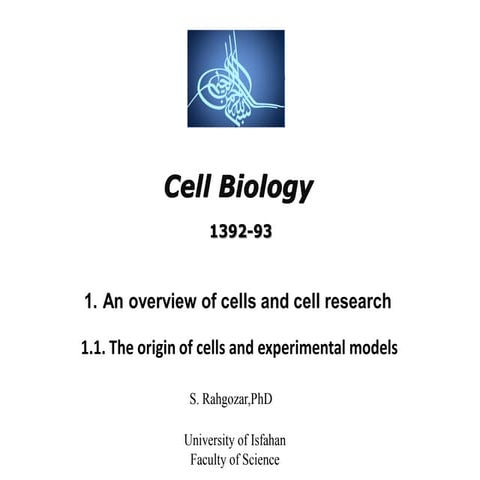 1.overview.cell biology 